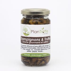 Emincé de champignons à la truffe, 190g.