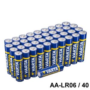 VARTA INDUSTRIAL piles alcalines LR6/AA, 1.5v - 2950Mah