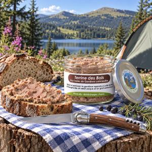 La terrine des Bois – aux baies de genièvre concassées, 90g ou 180g.