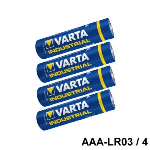 VARTA INDUSTRIAL piles alcalines LR3/AAA, 1.5v - 1250Mah