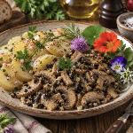 Emincé de champignons à la truffe, 190g.