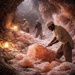 Sel rose de l’Himalaya gros cristaux - moulin design 200 ml