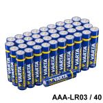 VARTA INDUSTRIAL piles alcalines LR3/AAA, 1.5v - 1250Mah