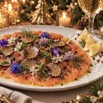 Carpaccio de truffes à l'huile d'olive extra vierge, 190g.